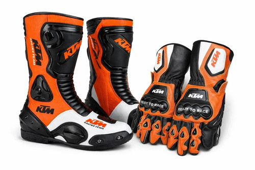 Ktm set stivali guanti moto - ktm,