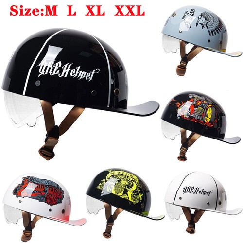 Retro baseball cap casco moto - retro,