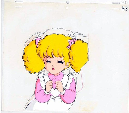 Anime cel lady milly - anime,