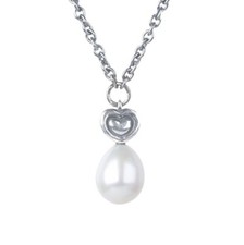 THUN by TROLLBEADS TAGFA-00073 Collana Cuore con Perla - 90 CM Ret. price € 145