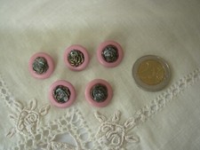 Bottoni Antichi Rosa Lotto Di