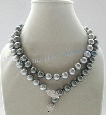 Collana perle tonde conchiglia