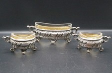 Set Sale E Pepe In Argento .800 Epoca Fine XIX Sec. Argentiere CESA ALESSANDRIA 