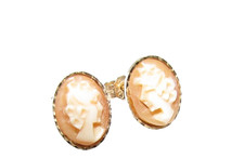 Orecchini A Perno In Oro