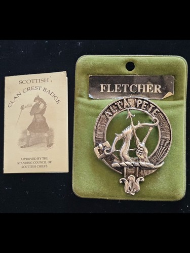 Spilla stemma clan - , fletcher