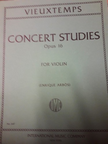 Vieuxtemps concerto studies - vieuxtemps,