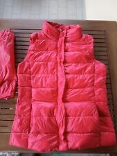 Piumino smanicato Mango in vera piuma d oca da viaggio rosso giacca smanicata gi