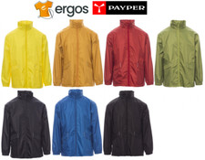 PAYPER WIND Giacca Impermeabile a Vento Unisex Schiena Reflex Giubba Antipioggia