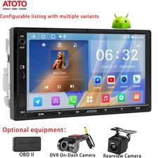 DVR+OBD+ Autoradio 2Din Android 7 pollici IPS Stereo auto Bluetooth Android Auto