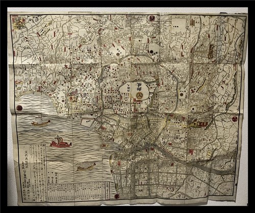 Mappa xilografia giapponese