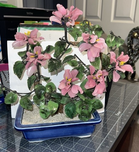 Bonsai vintage giapponese rosa - bonsai,