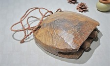 Antico di Legno Animali Mucca