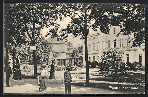 Cartolina weimar turingia - weimar,