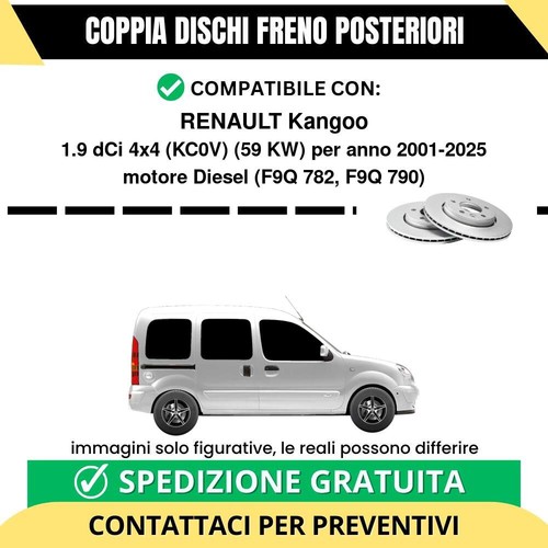 Coppia dischi freno posteriori - dischi,