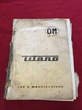 OM TITANO AUTOCARRO LIBRETTO MANUALE USO MANUTENZIONE ISTRUZIONI ORIGINALE 1962