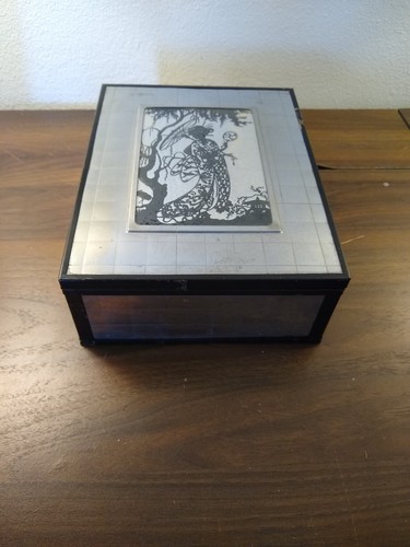 Art decò silhouette box - art,