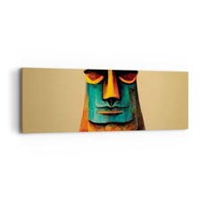 Quadro su Tela 90x30cm Statua