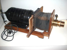 Lanterna magica proiettore antico officine PIO PION   + 10 diapositive in vetro