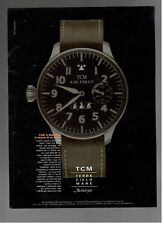 TCM AIR FIRST OROLOGIO Pubblicità 1 pagina 2003 TERRA CIELO MARE MICHELANGELO