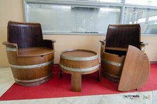 Botti Tavolo Sedie Poltrone Set Arredo Negozio Ristorante Country Agriturismo da