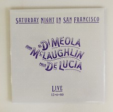 12" LP Vinyl Meola McLaughlin Lucia Saturday Night San Francisco Impex - LN28