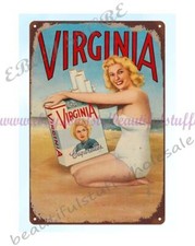 Insegna latta metallo tabacco