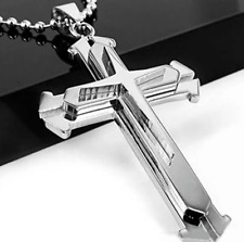 Collana con croce catena da