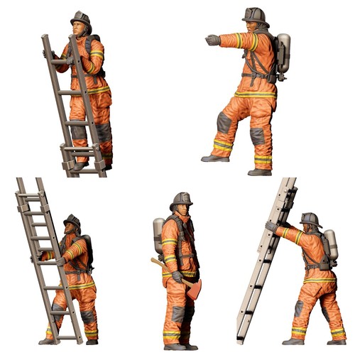 Pompieri america figure set - pompieri,