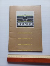 Mercedes 350 SLC V8 1972 depliant originale italiano