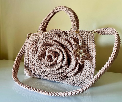 Borsa all uncinetto - all'uncinetto, a
