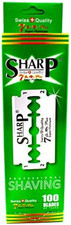 100 Lamette Da Barba Sharp 7Am Super Platinum | Lamette Di Ricambio per Rasoio D