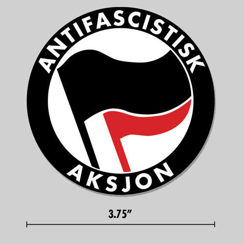 Adesivo antifascista logo