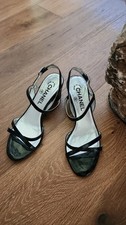 Chanel CC 35½ Strappy Sandals
