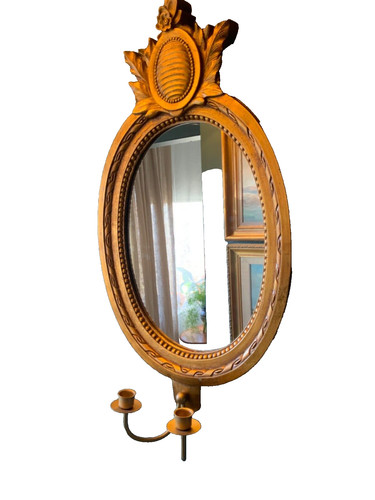 Specchio parete vintage con - vintage,