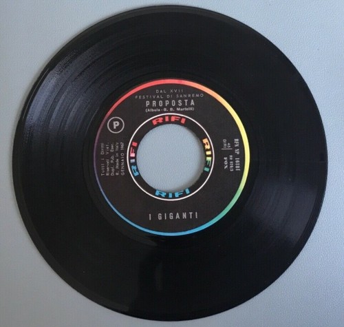 Vinile giri giganti - 45, i