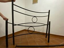 Sponde letto in ferro battuto nero da una piazza e mezzo