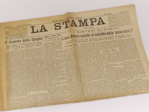 Prl 1934 stampa vigilia - la,