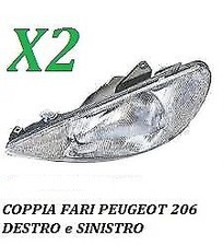 COPPIA FARI FANALE PROIETTORE