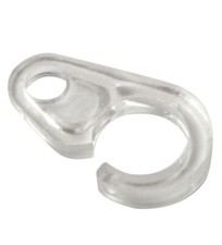 20 Pezzi GANCI PER ANELLO PER BASTONI GANCETTI TENDA TENDAGGI Gancio