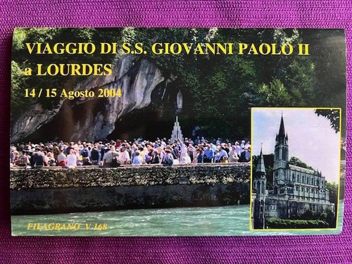 Folder 2004 viaggio lourdes - folder,
