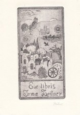 Exlibris Bookplate Incisione
