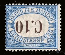 San Marino 1925 Segnatasse