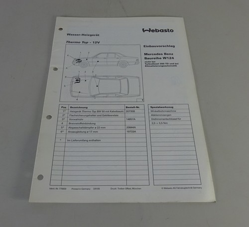 Einbauanleitung webasto - einbauanleitung,