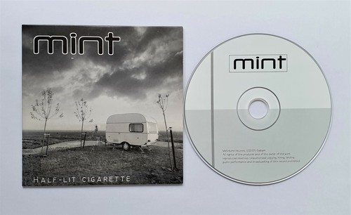 Mint half lit cigarette - mint,