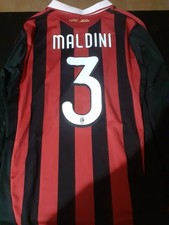 Maglia Vintage Milan Calcio Paolo Maldini Addio Al Calcio Vs Roma Tg M