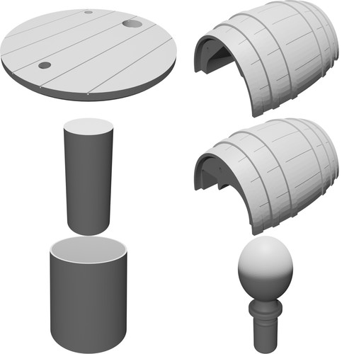Dispenser vino botte per - dispenser,