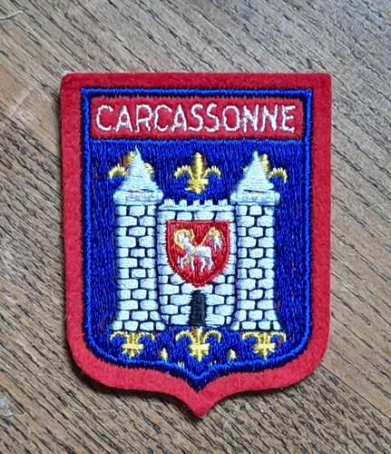 Ecusson brodé carcassonne - brodé,