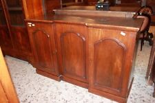 Servante Sideboard credenza inglese Vittoriana del 1800 in legno di mogano