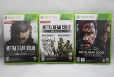 XBOX360 Metal Gear Solid HD, Pace Walker, V Ground Zeroes 3Games Dal Giappone