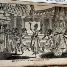 Stampa antica 1838 Le